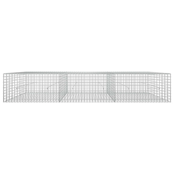 Gabion cu sârmă de 3,5 mm și plasă de 5x5 cm 300x50x50 cm WALTI