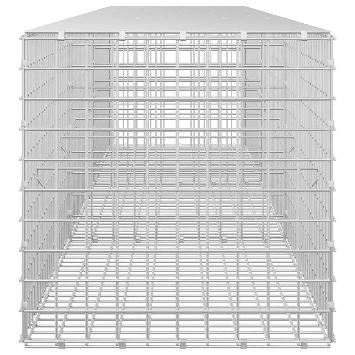 Gabion cu sârmă de 3,5 mm și plasă de 5x5 cm 300x50x50 cm WALTI