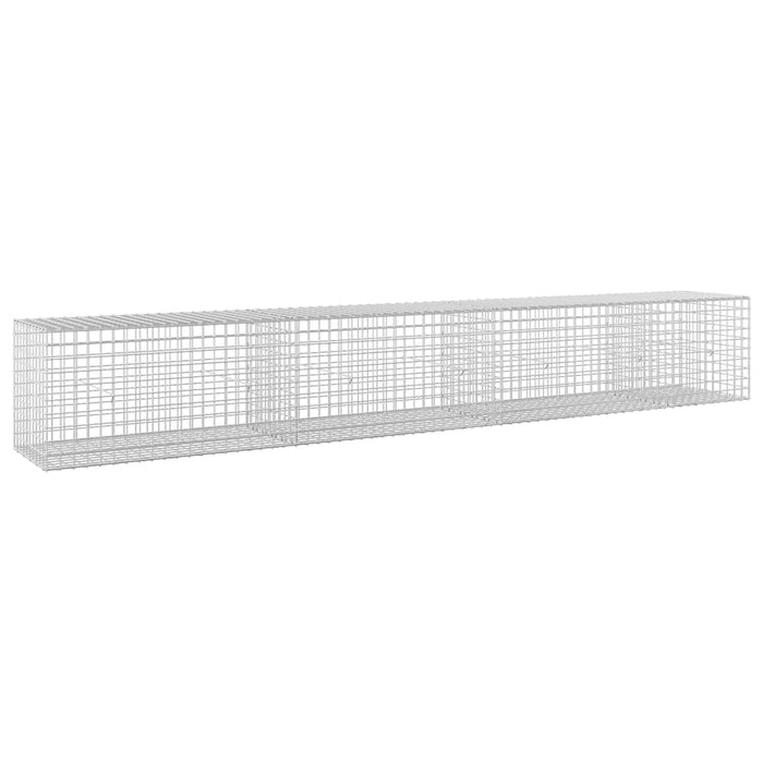 Gabion cu sârmă de 3,5 mm și plasă de 5x5 cm 350x50x50 cm WALTI