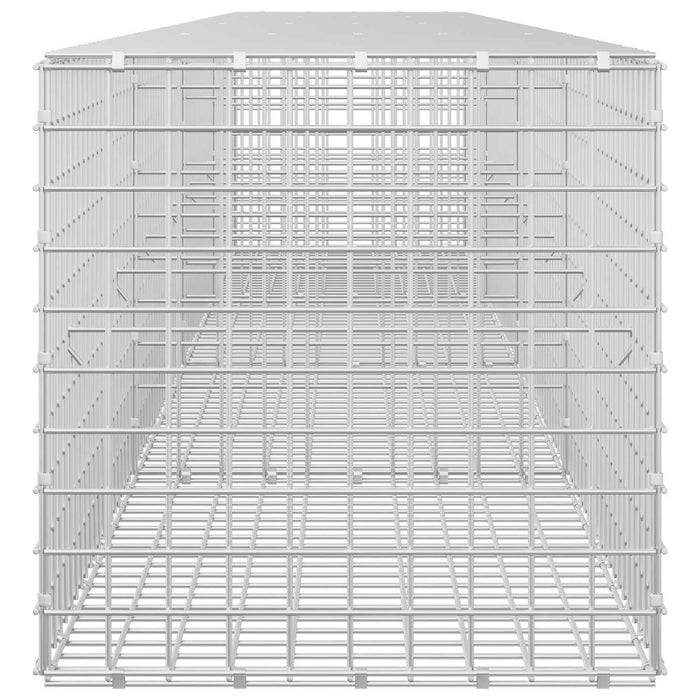 Gabion cu sârmă de 3,5 mm și plasă de 5x5 cm 400x50x50 cm WALTI