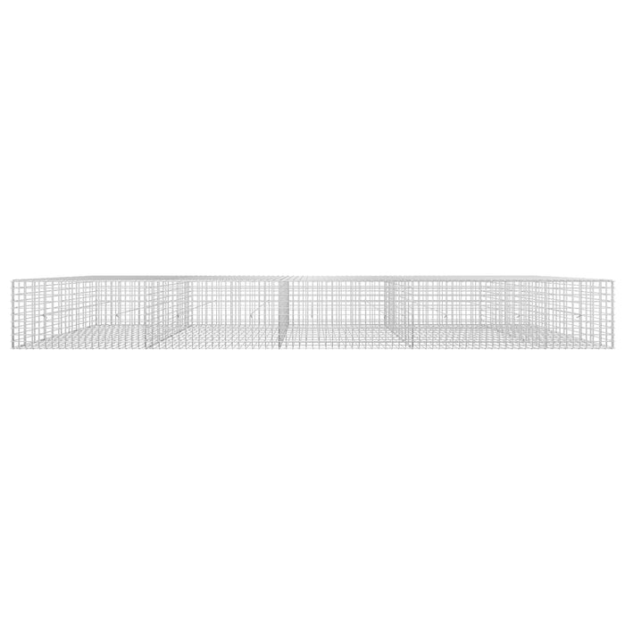 Gabion cu sârmă de 3,5 mm și plasă de 5x5 cm 450x50x50 cm WALTI