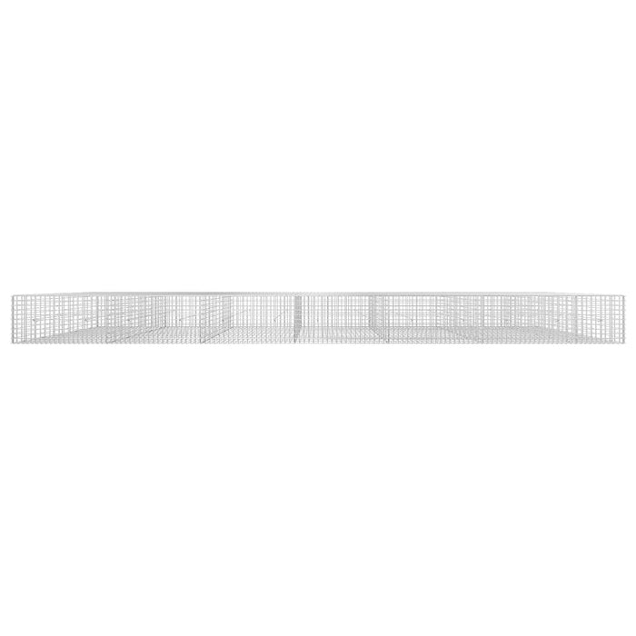 Gabion cu sârmă de 3,5 mm și plasă de 5x5 cm 650x50x50 cm WALTI