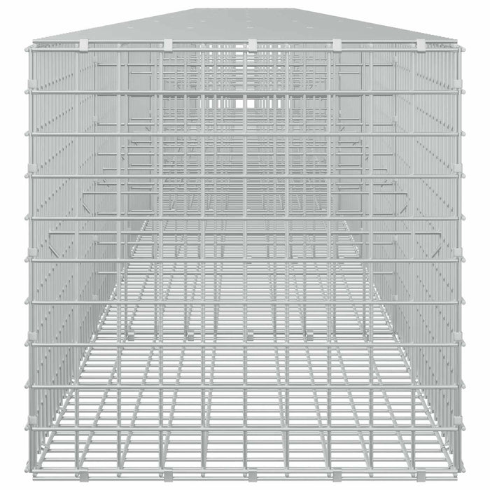Gabion cu sârmă de 3,5 mm și plasă de 5x5 cm 800x50x50 cm - WALTI WALTI