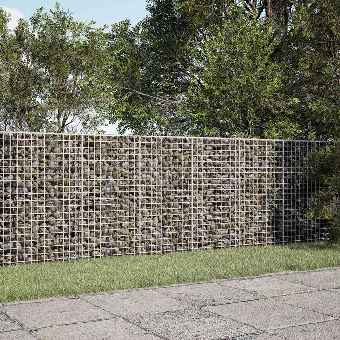Gabion cu sârmă de 3,5 mm și plasă de 5x5 cm 200x50x100 cm WALTI