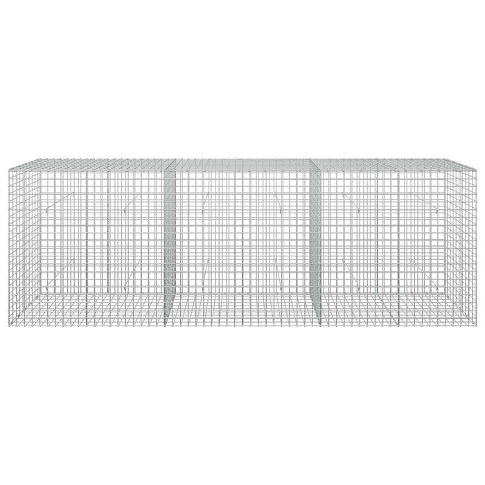 Gabion cu sârmă de 3,5 mm și plasă de 5x5 cm 300x50x100 cm WALTI