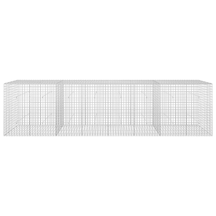Gabion cu sârmă de 3,5 mm și plasă de 5x5 cm 400x50x100 cm WALTI