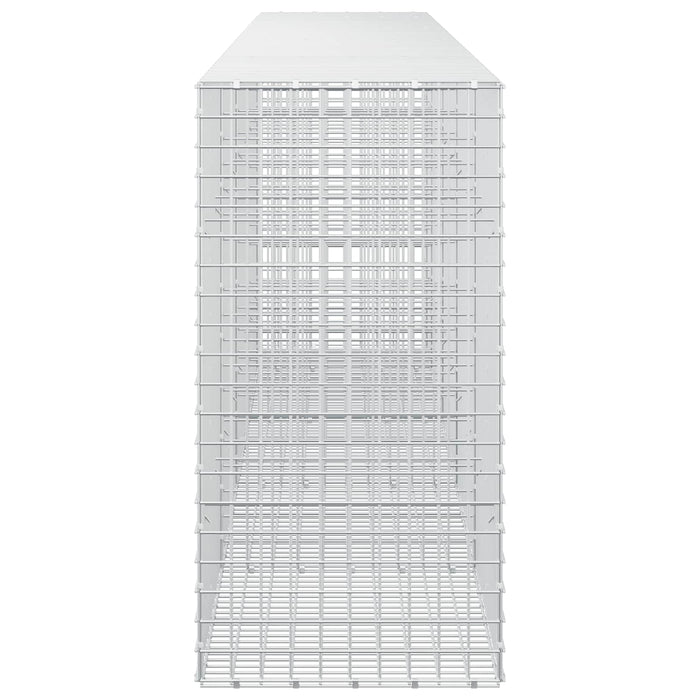 Gabion cu sârmă de 3,5 mm și plasă de 5x5 cm 450x50x100 cm WALTI