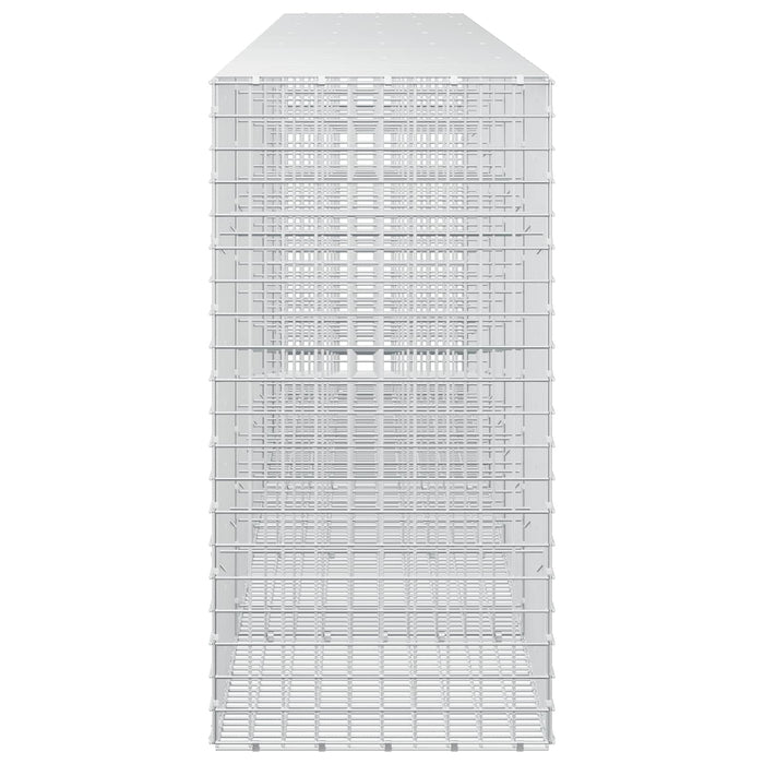 Gabion cu sârmă de 3,5 mm și plasă de 5x5 cm 550x50x100 cm WALTI