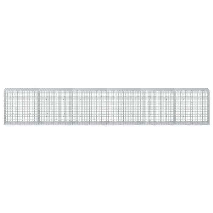 Gabion cu sârmă de 3,5 mm și plasă de 5x5 cm 600x50x100 cm WALTI