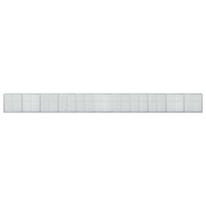 Gabion cu sârmă de 3,5 mm și plasă de 5x5 cm 1100x50x100 cm WALTI