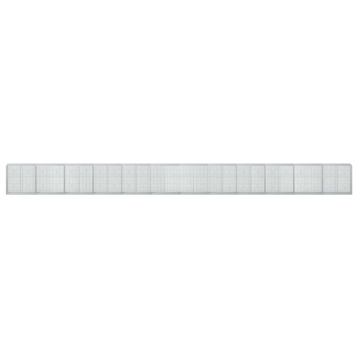 Gabion cu sârmă de 3,5 mm și plasă de 5x5 cm 1200x50x100 cm WALTI