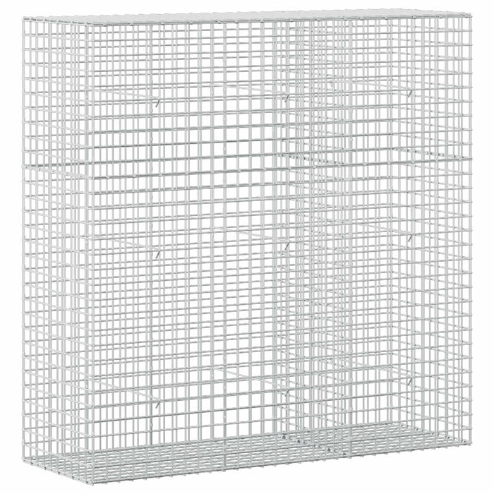 Gabion cu sârmă de 3,5 mm și plasă de 5x5 cm 150x50x150 cm WALTI