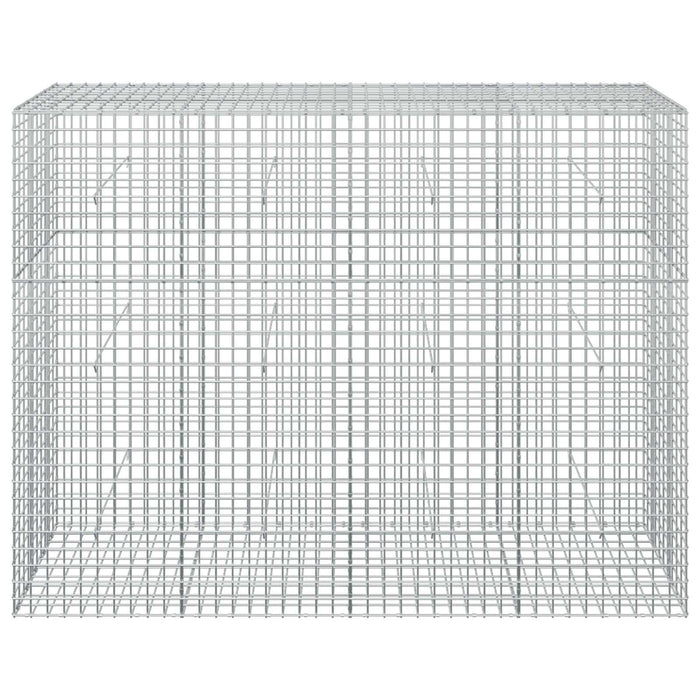 Gabion cu sârmă de 3,5 mm și plasă de 5x5 cm 200x50x150 cm WALTI