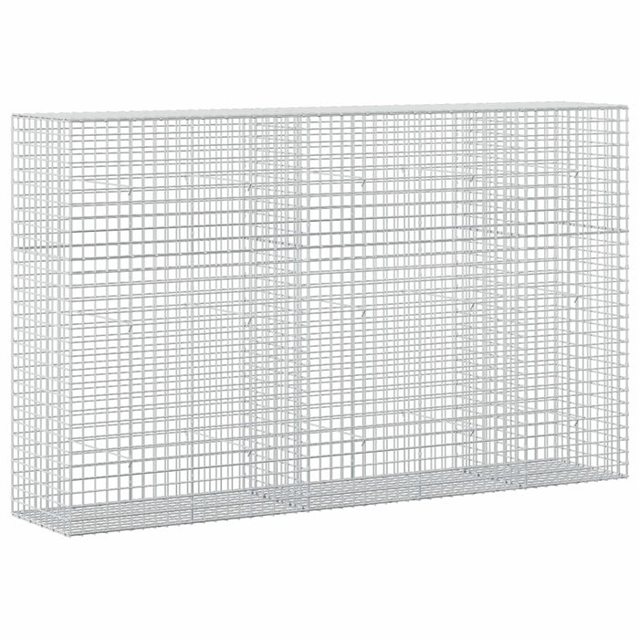 Gabion cu sârmă de 3,5 mm și plasă de 5x5 cm 250x50x150 cm WALTI