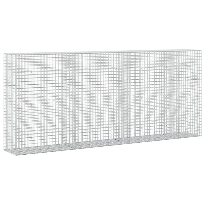 Gabion cu sârmă de 3,5 mm și plasă de 5x5 cm 350x50x150 cm WALTI