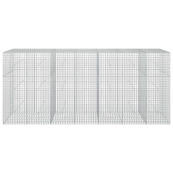 Gabion cu sârmă de 3,5 mm și plasă de 5x5 cm 350x50x150 cm WALTI