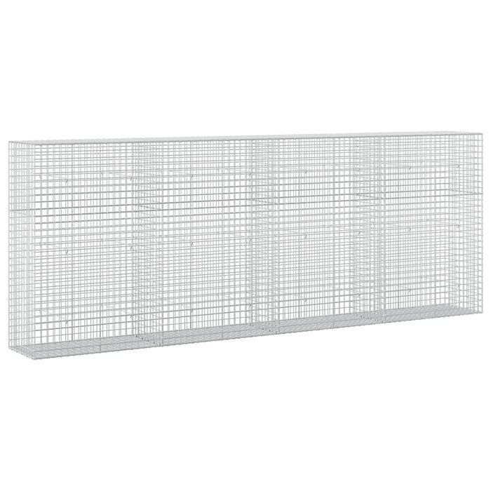Gabion cu sârmă de 3,5 mm și plasă de 5x5 cm 400x50x150 cm WALTI