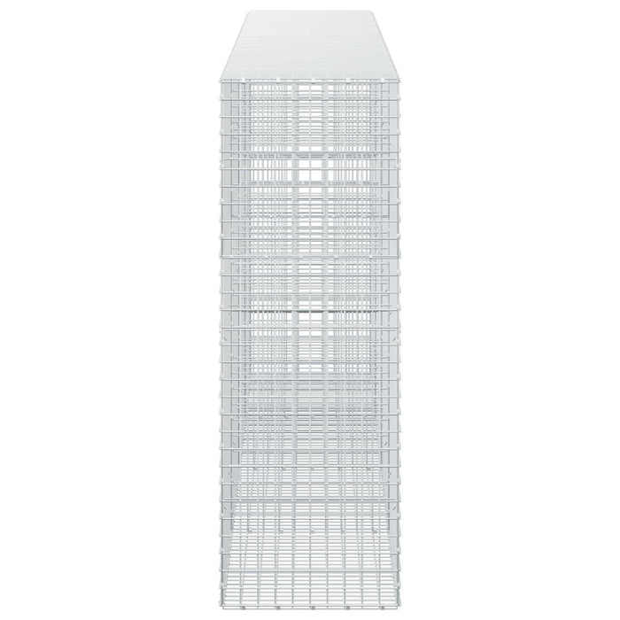 Gabion cu sârmă de 3,5 mm și plasă de 5x5 cm 400x50x150 cm WALTI