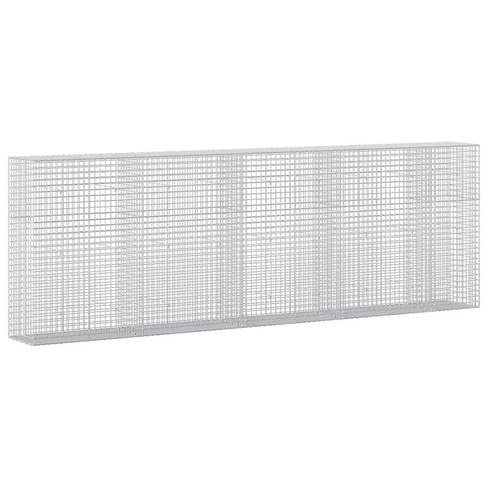 Gabion cu sârmă de 3,5 mm și plasă de 5x5 cm 450x50x150 cm WALTI