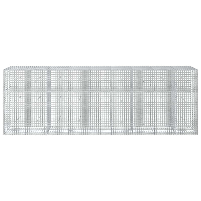 Gabion cu sârmă de 3,5 mm și plasă de 5x5 cm 450x50x150 cm WALTI