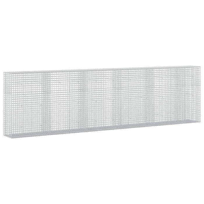 Gabion cu sârmă de 3,5 mm și plasă de 5x5 cm 550x50x150 cm - WALTI WALTI