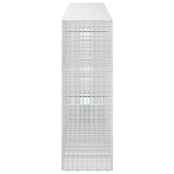 Gabion cu sârmă de 3,5 mm și plasă de 5x5 cm 650x50x150 cm WALTI