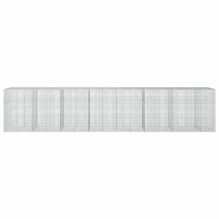 Gabion cu sârmă de 3,5 mm și plasă de 5x5 cm 750x50x150 cm WALTI