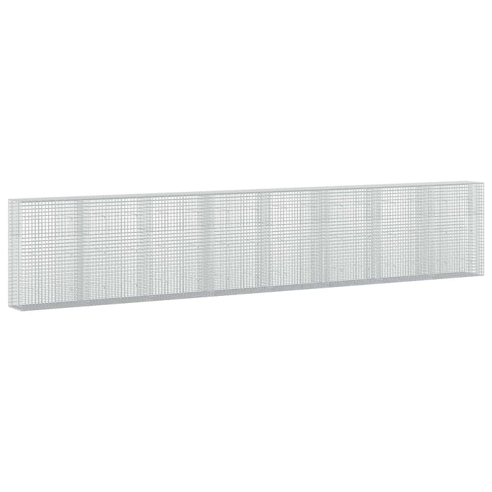 Gabion cu sârmă de 3,5 mm și plasă de 5x5 cm 800x50x150 cm WALTI