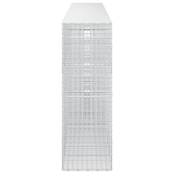 Gabion cu sârmă de 3,5 mm și plasă de 5x5 cm 800x50x150 cm WALTI