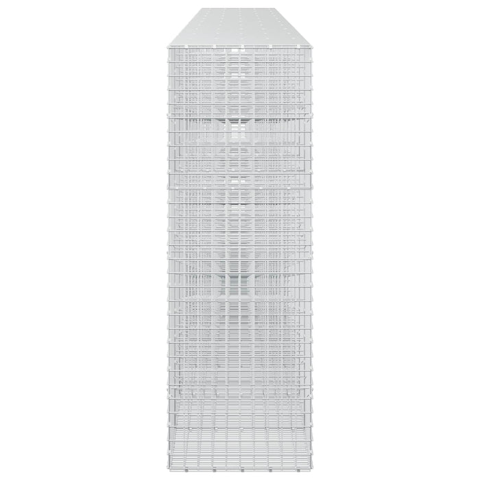 Gabion cu sârmă de 3,5 mm și plasă de 5x5 cm 1050x50x150 cm WALTI
