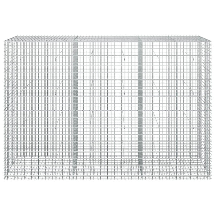 Gabion cu sârmă de 3,5 mm și plasă de 5x5 cm 300x50x200 cm WALTI