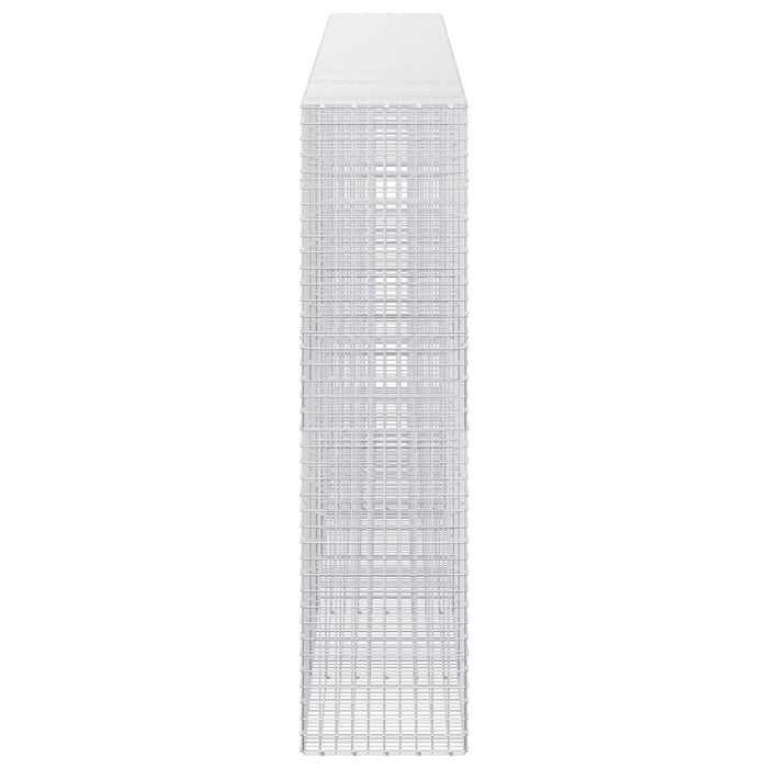 Gabion cu sârmă de 3,5 mm și plasă de 5x5 cm 550x50x200 cm WALTI