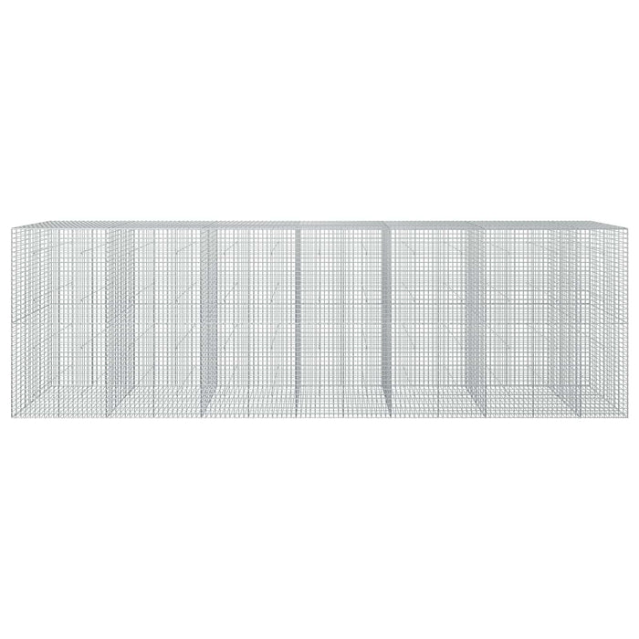 Gabion cu sârmă de 3,5 mm și plasă de 5x5 cm 650x50x200 cm WALTI