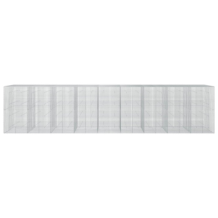 Gabion cu sârmă de 3,5 mm și plasă de 5x5 cm 900x50x200 cm WALTI