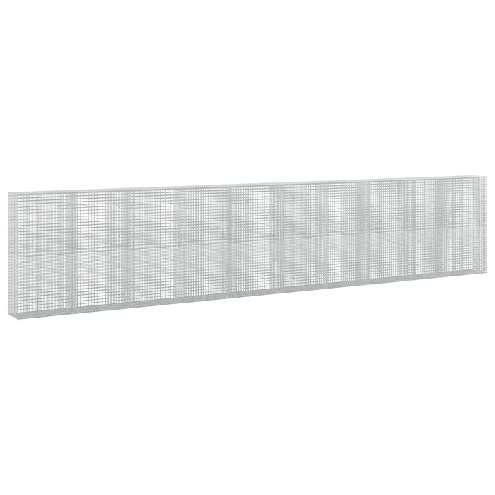 Gabion cu sârmă de 3,5 mm și plasă de 5x5 cm 1000x50x200 cm WALTI