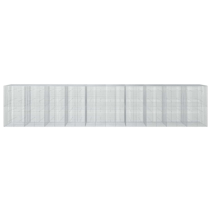 Gabion cu sârmă de 3,5 mm și plasă de 5x5 cm 1000x50x200 cm WALTI