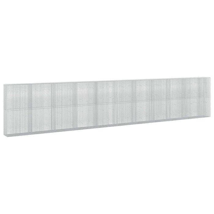 Gabion cu sârmă de 3,5 mm și plasă de 5x5 cm 1050x50x200 cm WALTI