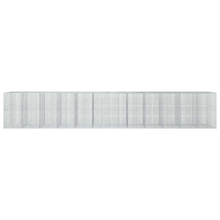 Gabion cu sârmă de 3,5 mm și plasă de 5x5 cm 1200x50x200 cm WALTI