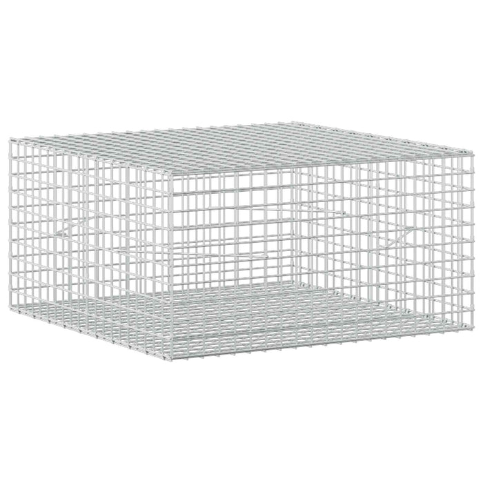 Gabion cu sârmă de 3,5 mm și plasă de 5x5 cm 100x100x50 cm WALTI