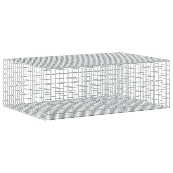 Gabion cu sârmă de 3,5 mm și plasă de 5x5 cm 150x100x50 cm WALTI