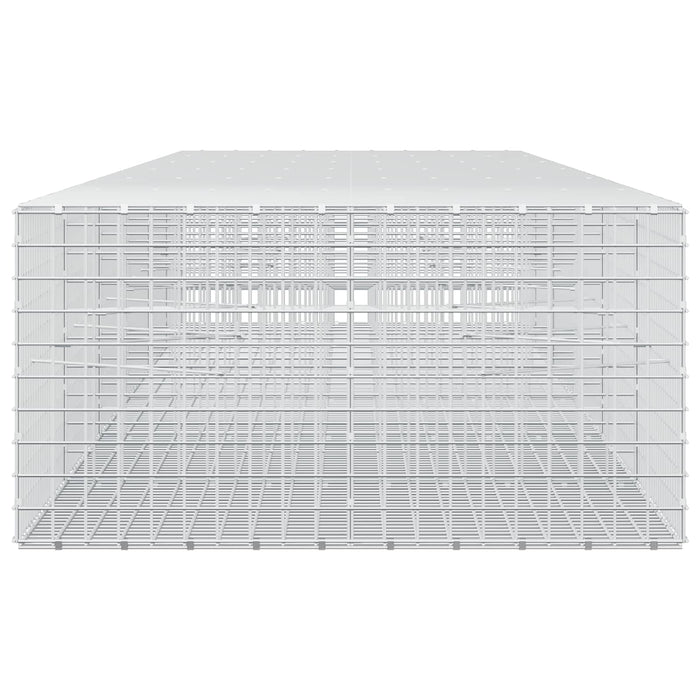 Gabion cu sârmă de 3,5 mm și plasă de 5x5 cm 600x100x50 cm WALTI