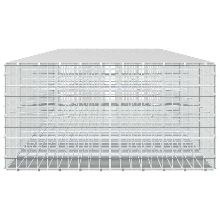 Gabion cu sârmă de 3,5 mm și plasă de 5x5 cm 650x100x50 cm WALTI