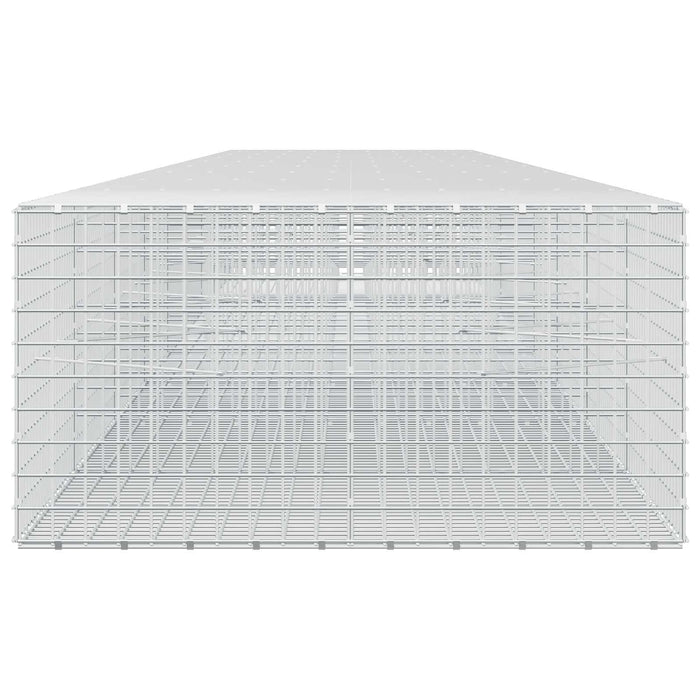 Gabion cu sârmă de 3,5 mm și plasă de 5x5 cm 850x100x50 cm WALTI