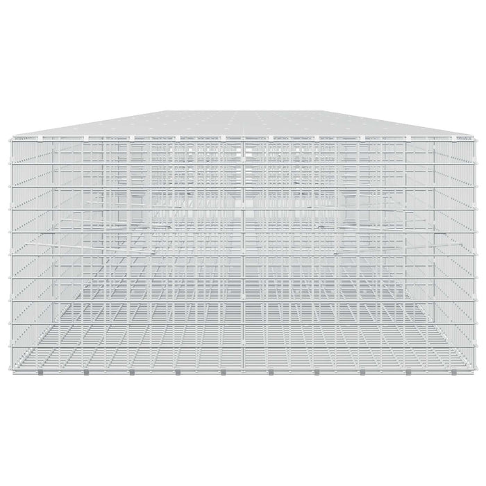 Gabion cu sârmă de 3,5 mm și plasă de 5x5 cm 900x100x50 cm WALTI