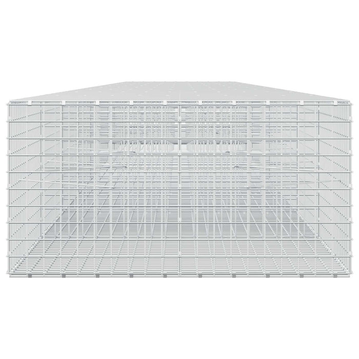 Gabion cu sârmă de 3,5 mm și plasă de 5x5 cm 950x100x50 cm WALTI