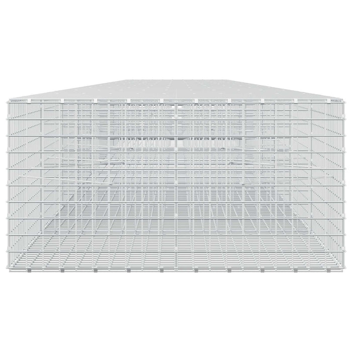 Gabion cu sârmă de 3,5 mm și plasă de 5x5 cm 1000x100x50 cm WALTI
