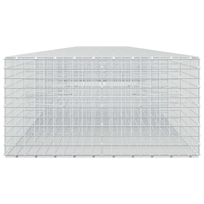 Gabion cu sârmă de 3,5 mm și plasă de 5x5 cm 1150x100x50 cm WALTI