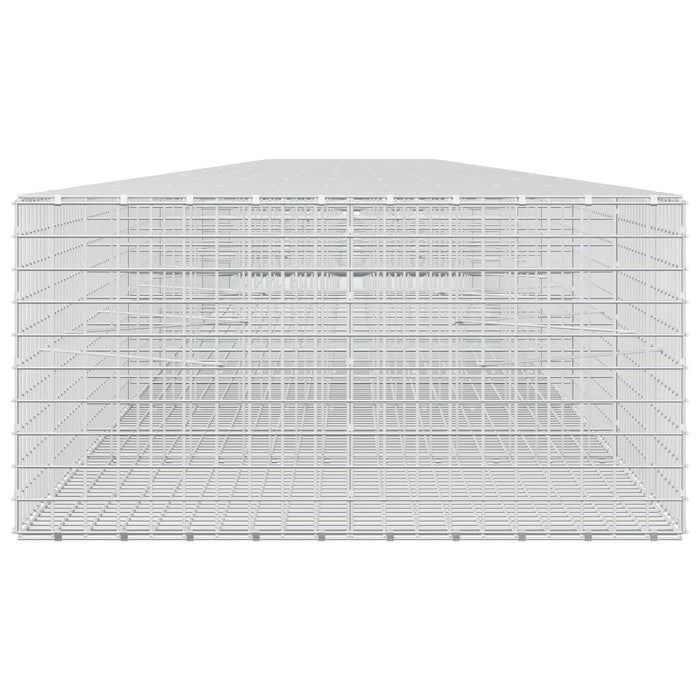 Gabion cu sârmă de 3,5 mm și plasă de 5x5 cm 1200x100x50 cm WALTI