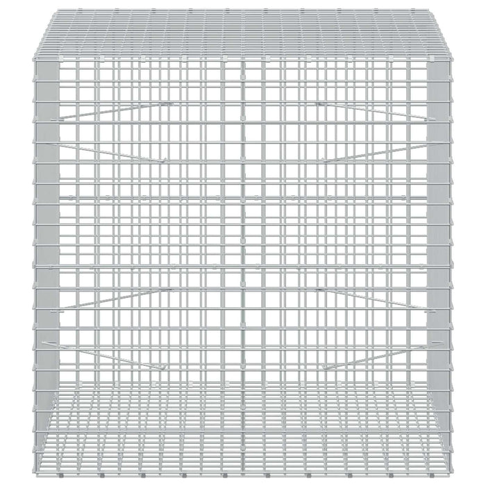 Gabion cu sârmă de 3,5 mm și plasă de 5x5 cm 100x100x100 cm WALTI