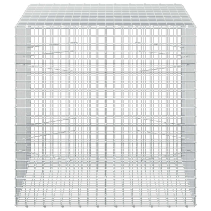 Gabion cu sârmă de 3,5 mm și plasă de 5x5 cm 150x100x100 cm WALTI